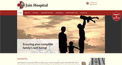 Desktop Screenshot of jainhospital.com